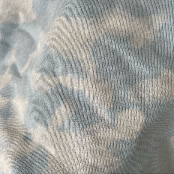 Champion Tie Dye Casual Athletic Gym Lounge Shorts Blue White Size XL - Picture 6 of 7